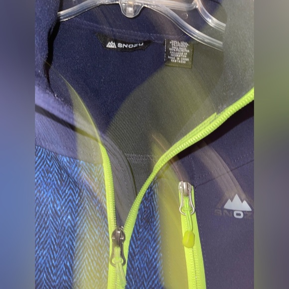 Snozu Extreme Gear Blue Jacket with Neon Accents - Picture 6 of 9